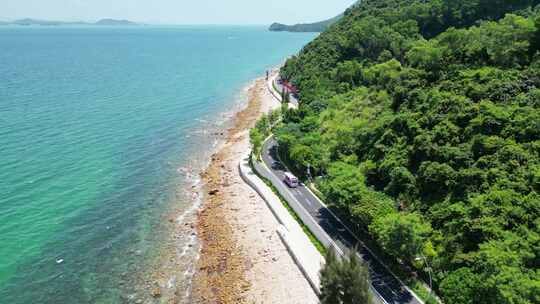 深圳文旅大鹏半岛杨梅坑海滨栈道海岸线