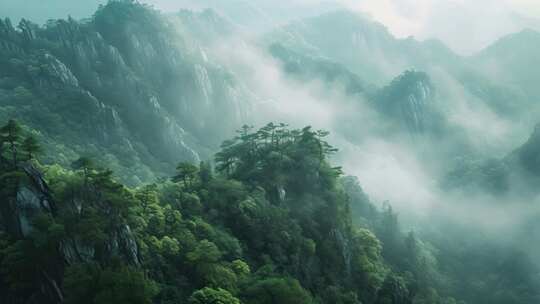 唯美黄山风景