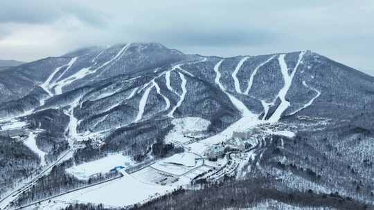 亚布力滑雪场航拍