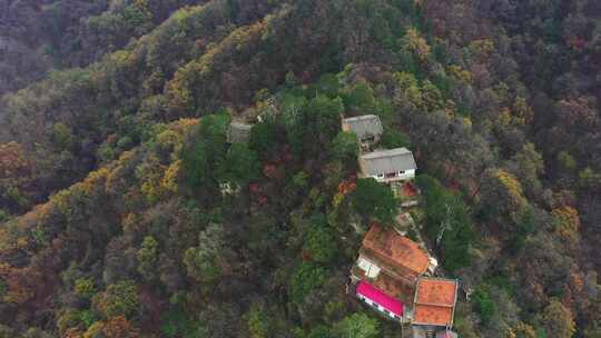 秦岭山脉秋季风景