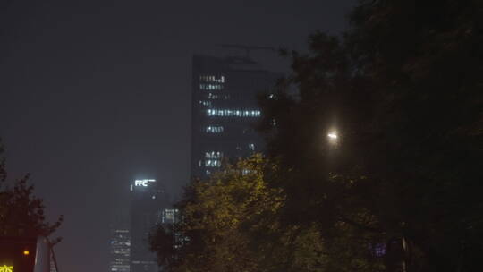 城市夜景 办公楼夜景