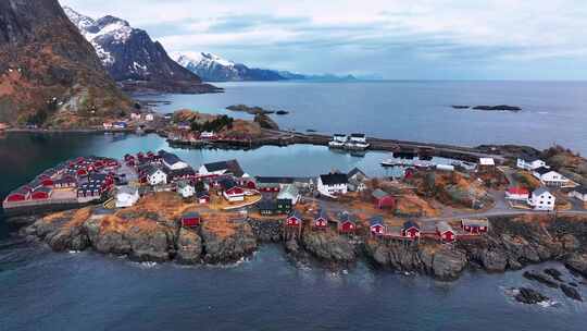4K航拍挪威罗弗敦群岛最美风光