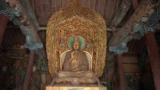 山西长治地标古建筑崇庆寺山西