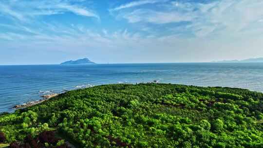 青岛凤凰岛唐岛湾航拍