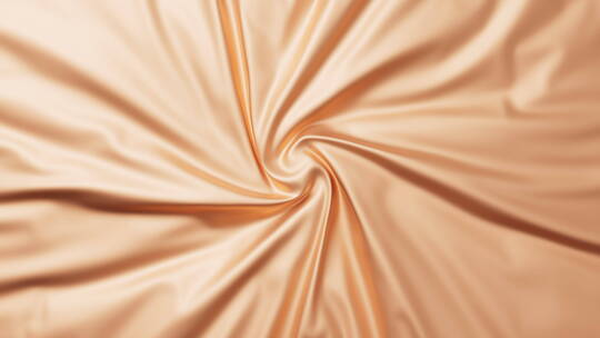 柔软旋转的螺旋形布料3D渲染