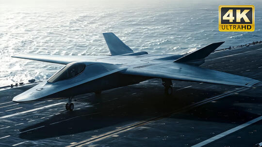 隐形隐身战斗机停靠航母