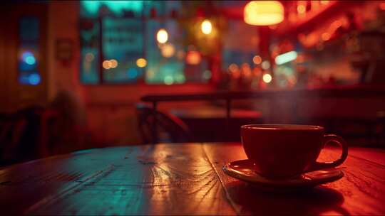 咖啡厅咖啡杯 氛围
