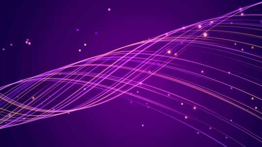 4K紫色梦幻线条舞台背景循环视频素材模板下载