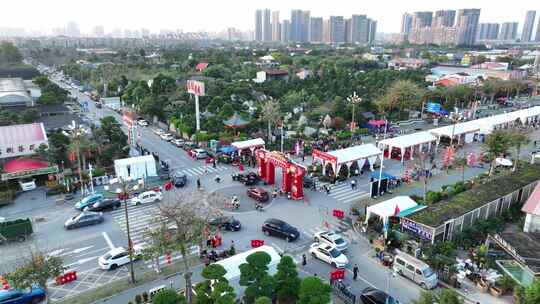 中国广东省佛山市顺德陈村迎春花市