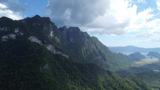 海南航拍山区昌江鹦哥岭