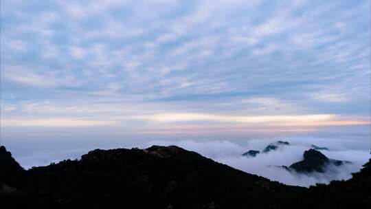 黄山风景区云海延时美景唯美风景视频素材