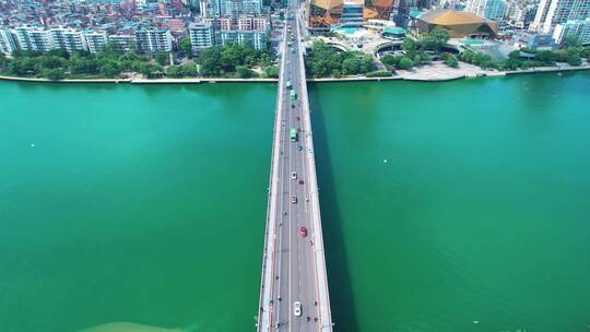 柳州城市建筑交通多镜头航拍