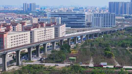 广珠城际铁路高铁行驶
