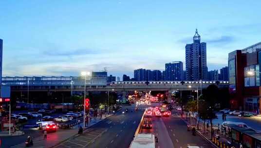 深圳市沙井地铁站风光（夜景）