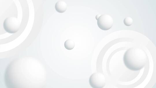 艺术抽象   唯美简约白色小球浮动背景