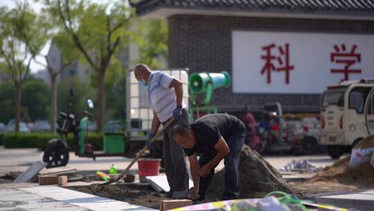 市政园林工程-广场地面养护