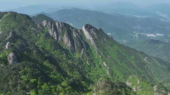 大别山山脉4k航拍