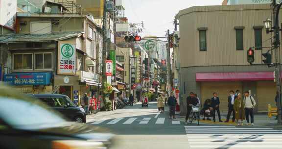 日本大阪街头