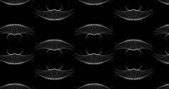 28 4K抽象黑白粒子运动背景