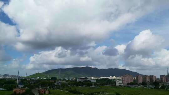 雨后蓝天白云延时