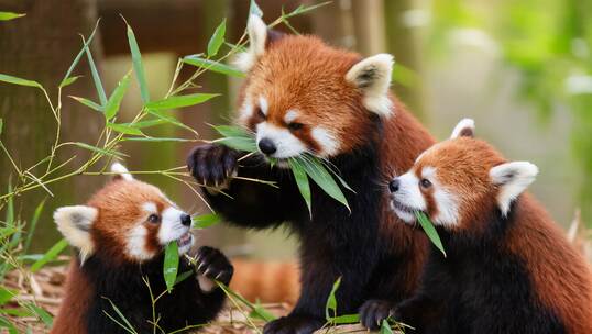 小熊猫的萌趣日常（合集）