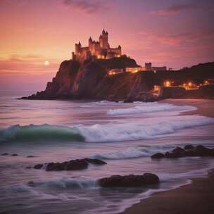 诡异精神感动睡眠音乐_暮色古堡海浪曲