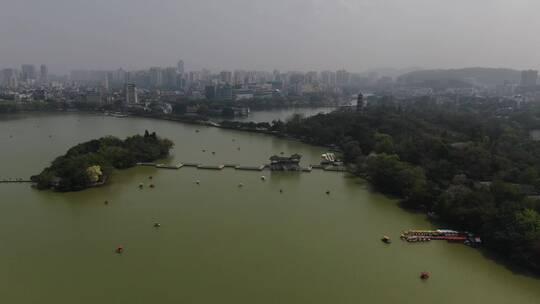 广东惠州西湖5A景区航拍