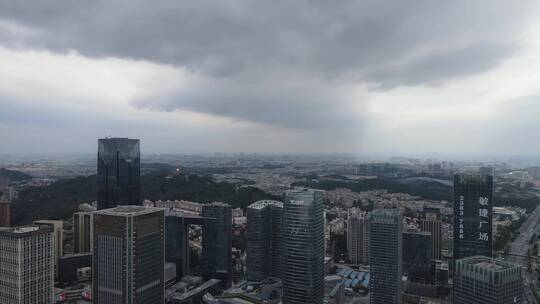 城市风暴天气视频素材模板下载