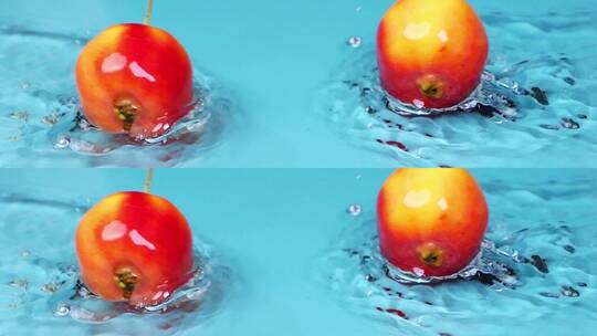 海棠果 水果创意视频