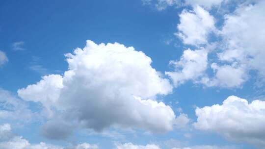 蓝天白云延时天空云朵飘动云层变化晴朗天气