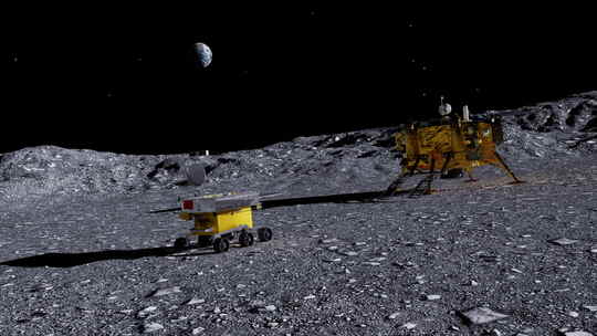 月球勘测航天探索玉兔号嫦娥号