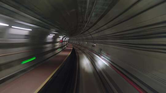 隧道 穿越视频素材模板下载