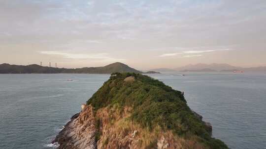 香港海怡半岛清晨航拍