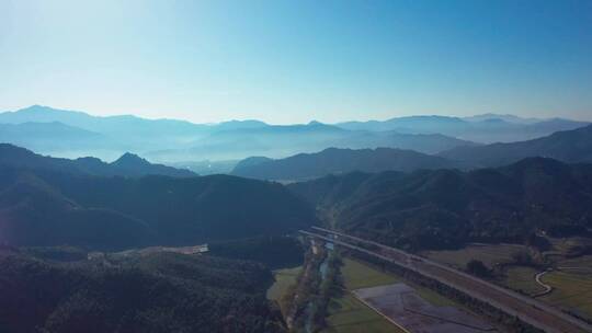 航拍福建山川