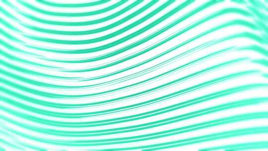 蓝白波浪无缝循环图案抽象运动背景3d动画