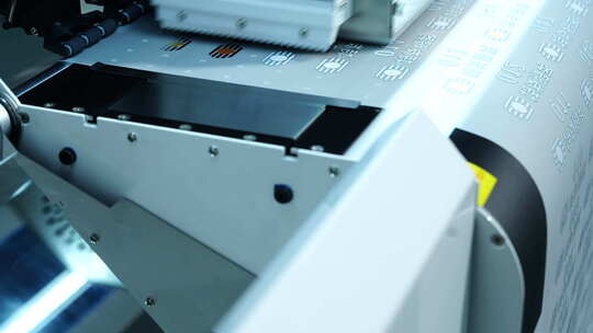 数码激光喷墨打印机工业印刷视频素材模板下载