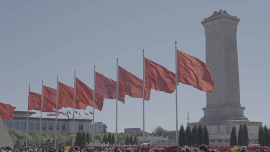 天安门红旗 大气北京 祝福祖国