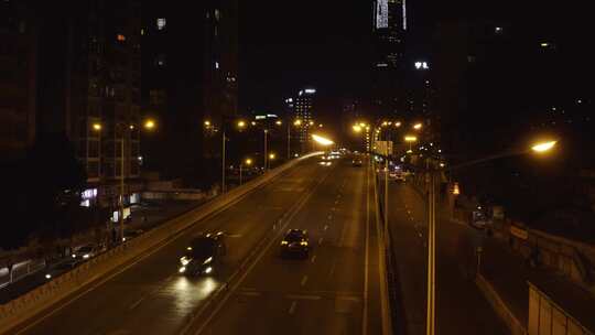 贵阳城市夜景交通立交视频素材模板下载