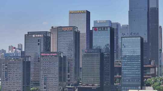 重庆江北嘴中央商务区江北城航拍