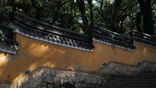 浙江普陀山法雨寺禅院建筑视频