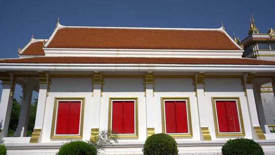 洛阳白马寺国际佛殿泰国寺庙古建筑光影