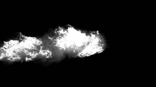 4k魔法白色烟雾特效动画视频素材-Alpha5