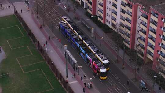 有轨电车，道路，柏林，德国