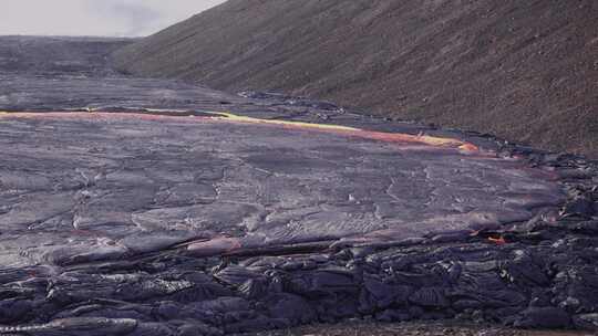 熔岩流，火山，岩浆，火山