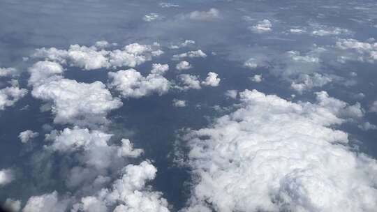 白云天空、天空云层、天空大地