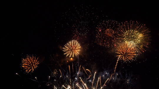 烟花嘉年华新年庆祝视频素材模板下载