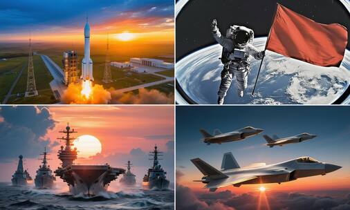 宽屏《厉害了我的国》根据音乐制作