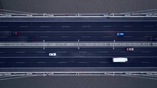 闵浦大桥俯拍视频素材模板下载