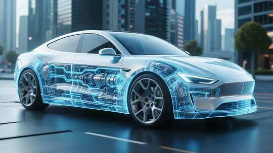 新能源汽车人工智能未来科技电动汽车氢气