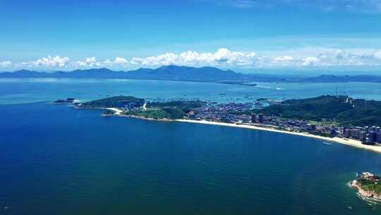 广东阳江海陵岛旅游风光航拍